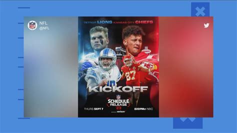 Detroit Lions Kansas City Chiefs Matchup Opening Nfl 23 Season In Week 1