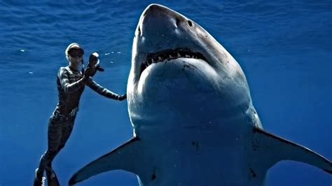 Divers Swim Insanely Close To Largest Great White Shark Ever Recorded