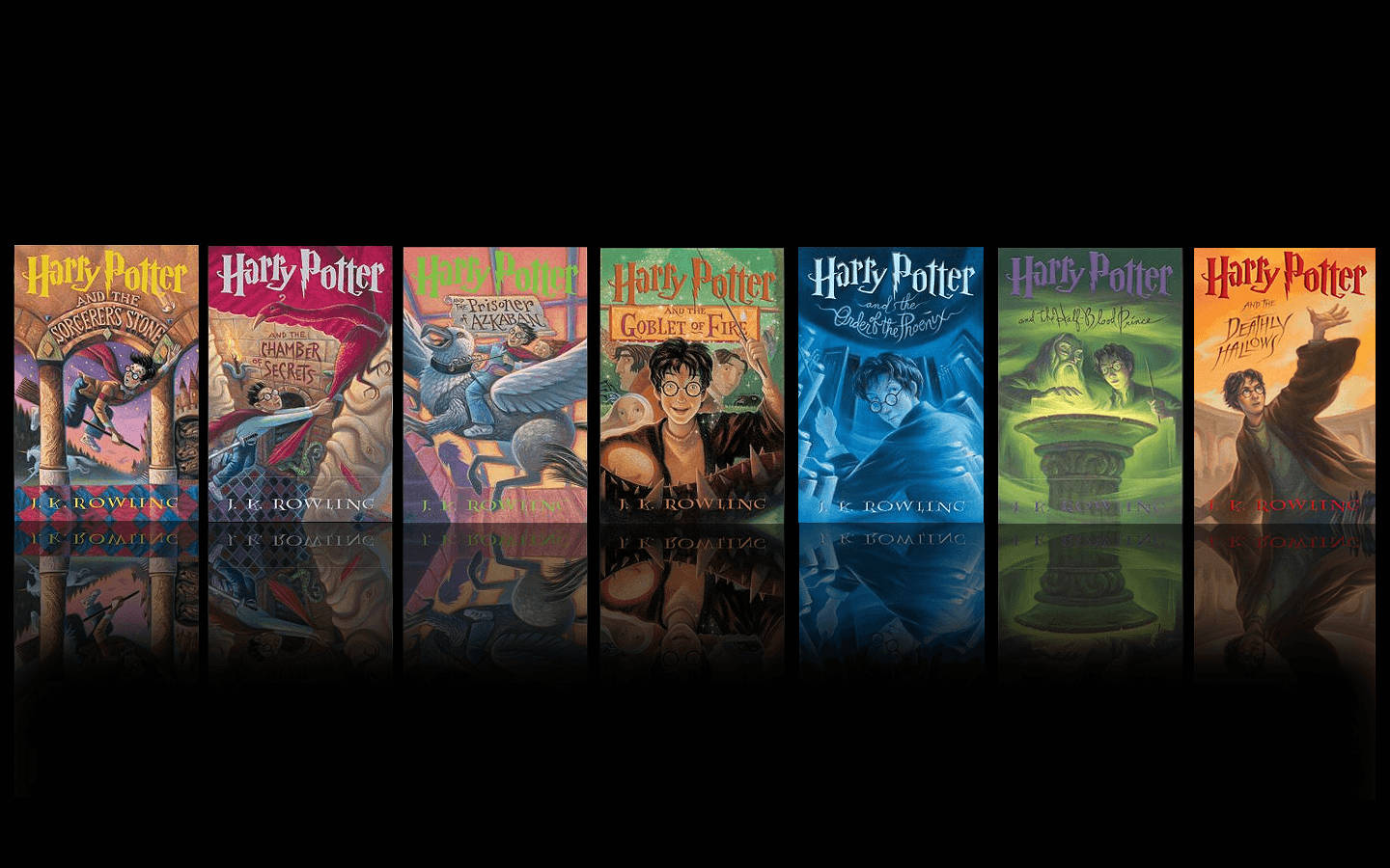 Download Harry Potter Series Book Cover Wallpaper Wallpapers Com