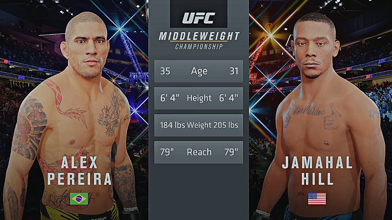 Download Mma Fighters Alex Pereira, Jamahal Hill And Jiri, 60% Off