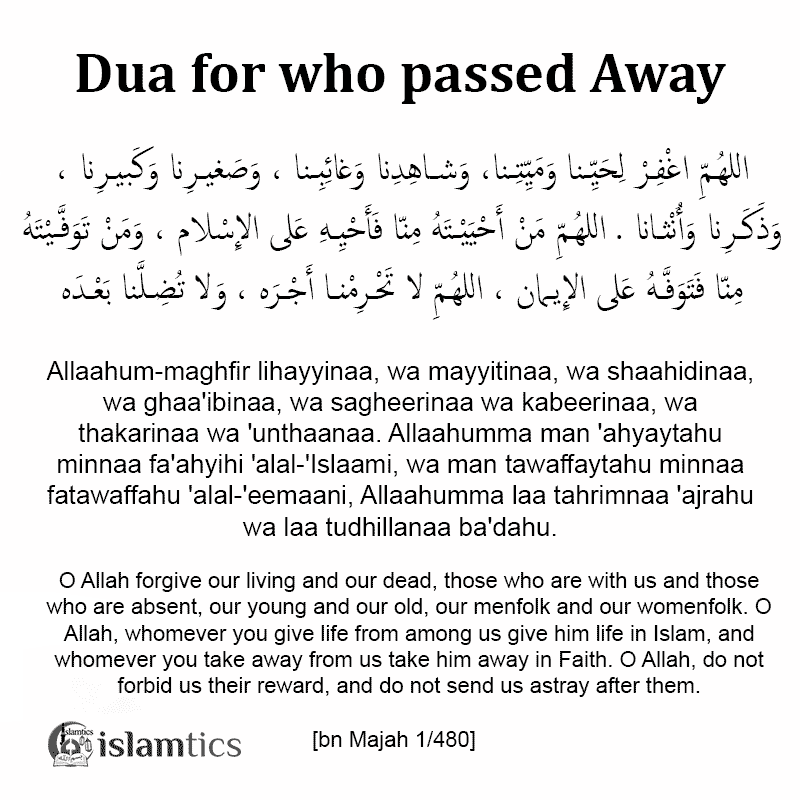 Dua Death Dua For The Dead