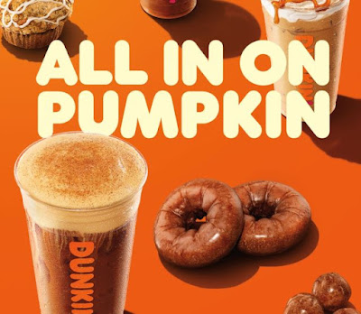 Dunkin Features New Pumpkin Cream Cold Brew And Various Pumpkin Spice