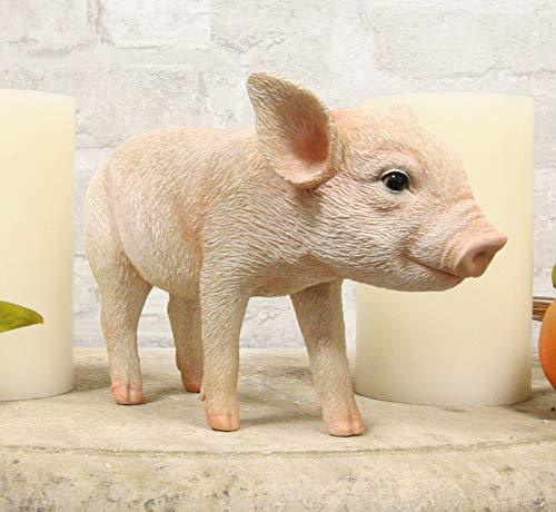 Ebros Adorable Realistic Animal Farm Napoleon Fat Piglet Pig Statue 6