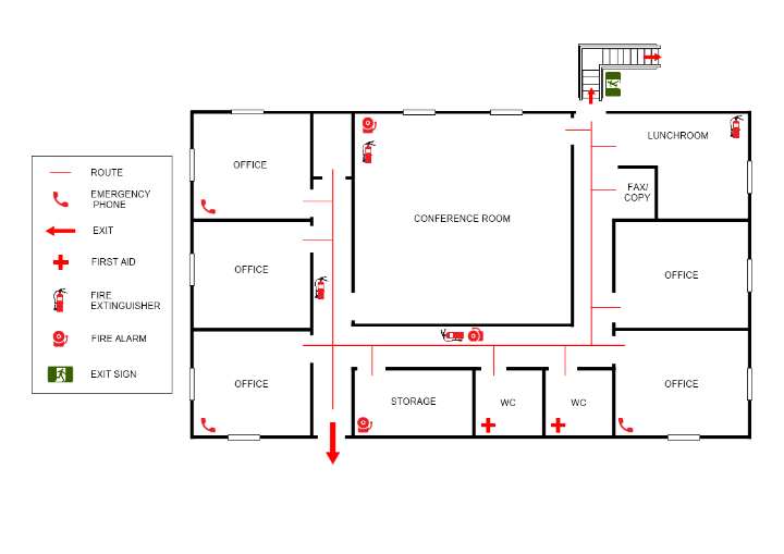 Emergency Evacuation Plan Evacuation Plan Workplace Emergency Workplace