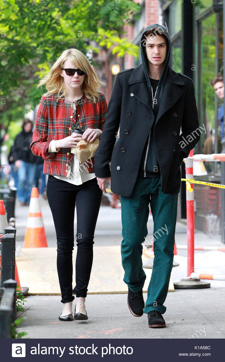 Emma Stone Shows Her Love For Boyfriend Andrew Garfield In Nyc Daily