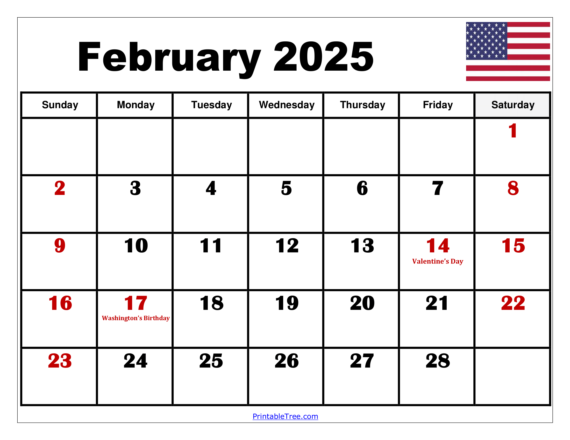 February 2025 Calendar Templates Aurora Reese