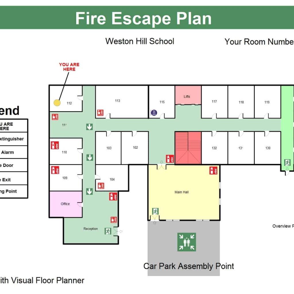 Fire Escape Floor Plan