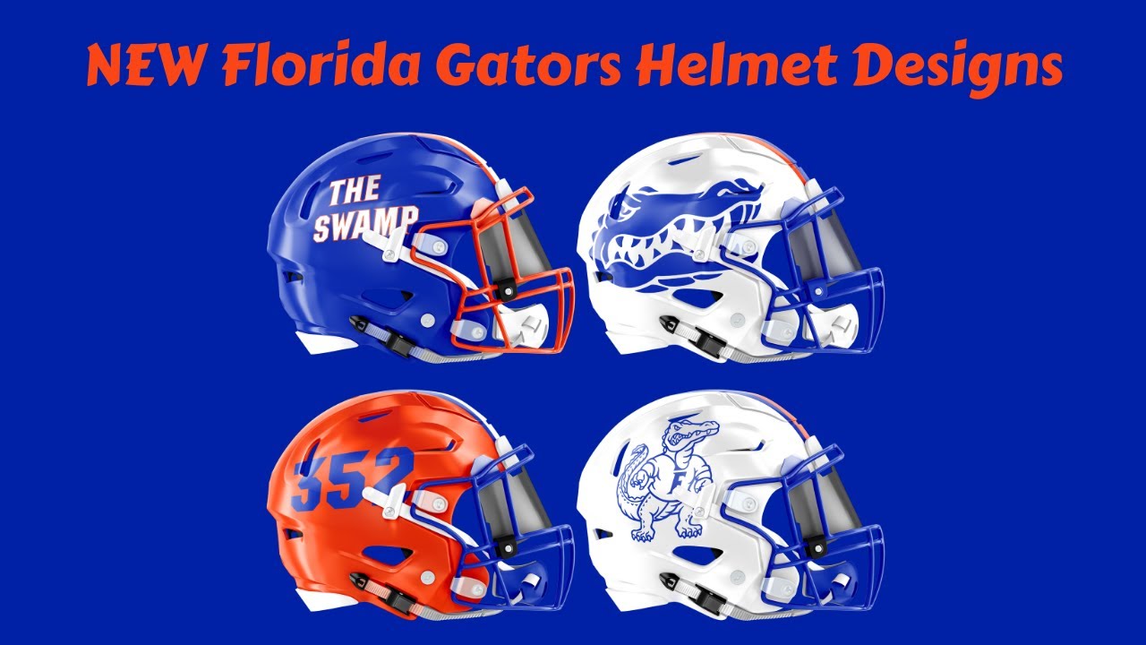 Florida Gators Concept Helmet Build Youtube