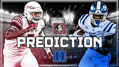 Florida State Vs Duke Prediction Cfb Week 8 2023 Youtube