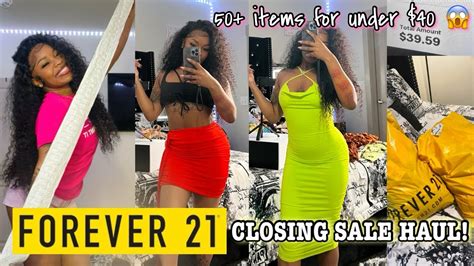 Forever 21 Closing Sale Try On Haul 50 Items For Under 40 Best Sale