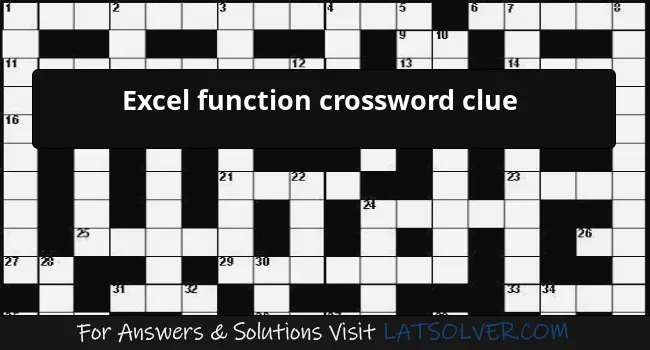 Function Crossword Clue