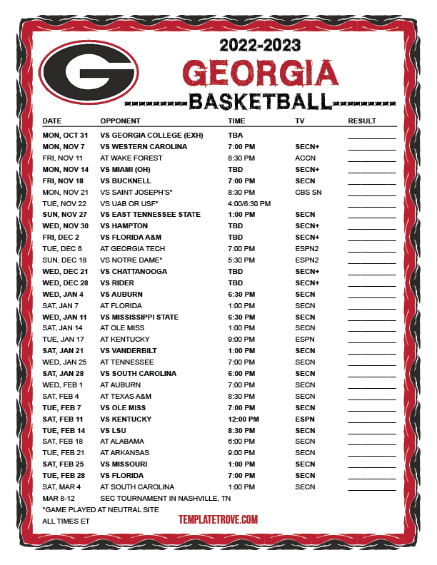 Georgia Football Schedule 2025 2025 Chloe Anne