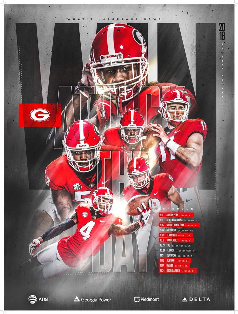 Georgia Football Schedule 2025 Printable Aria Valente