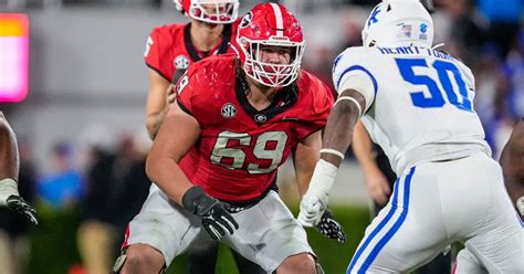 Georgia Injury Report Tate Ratledge Upgraded Ahead Of Matchup With Texas