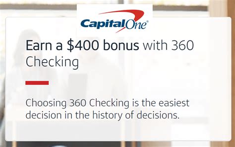 Get 400 After Making 1000 In Direct Deposits On A New Capital One 360