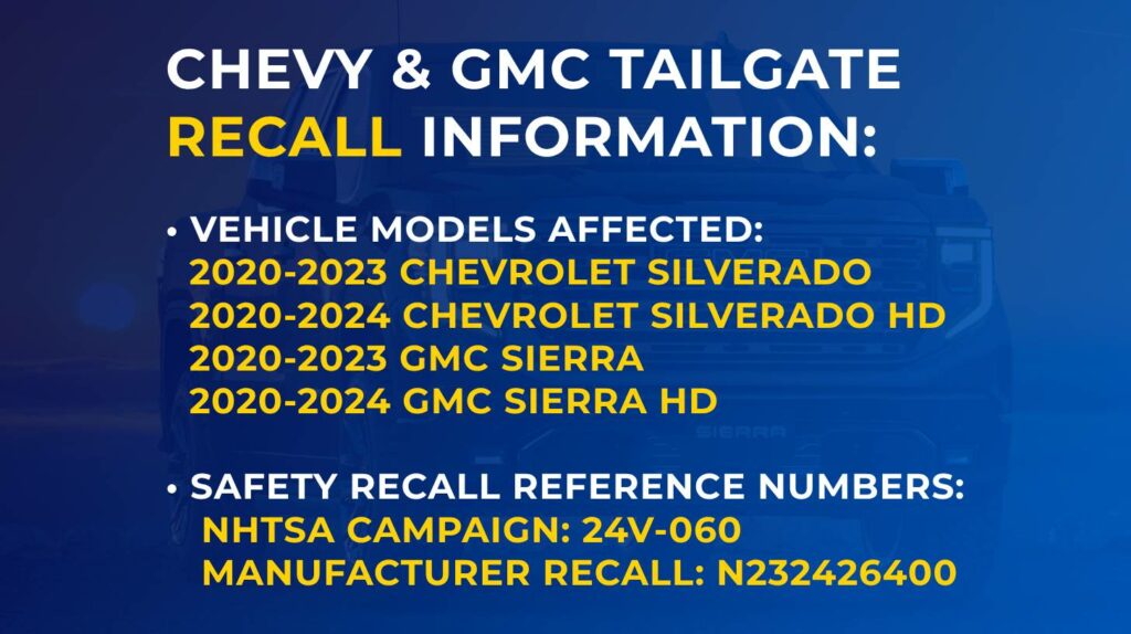 Gm Recall Tailgate