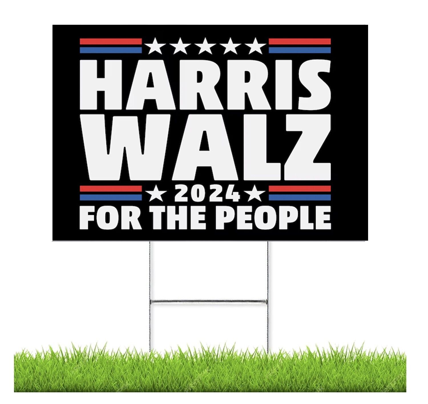 Harris Walz 2024 Yard Sign Kamala Harris Tim Walz Waltz For President