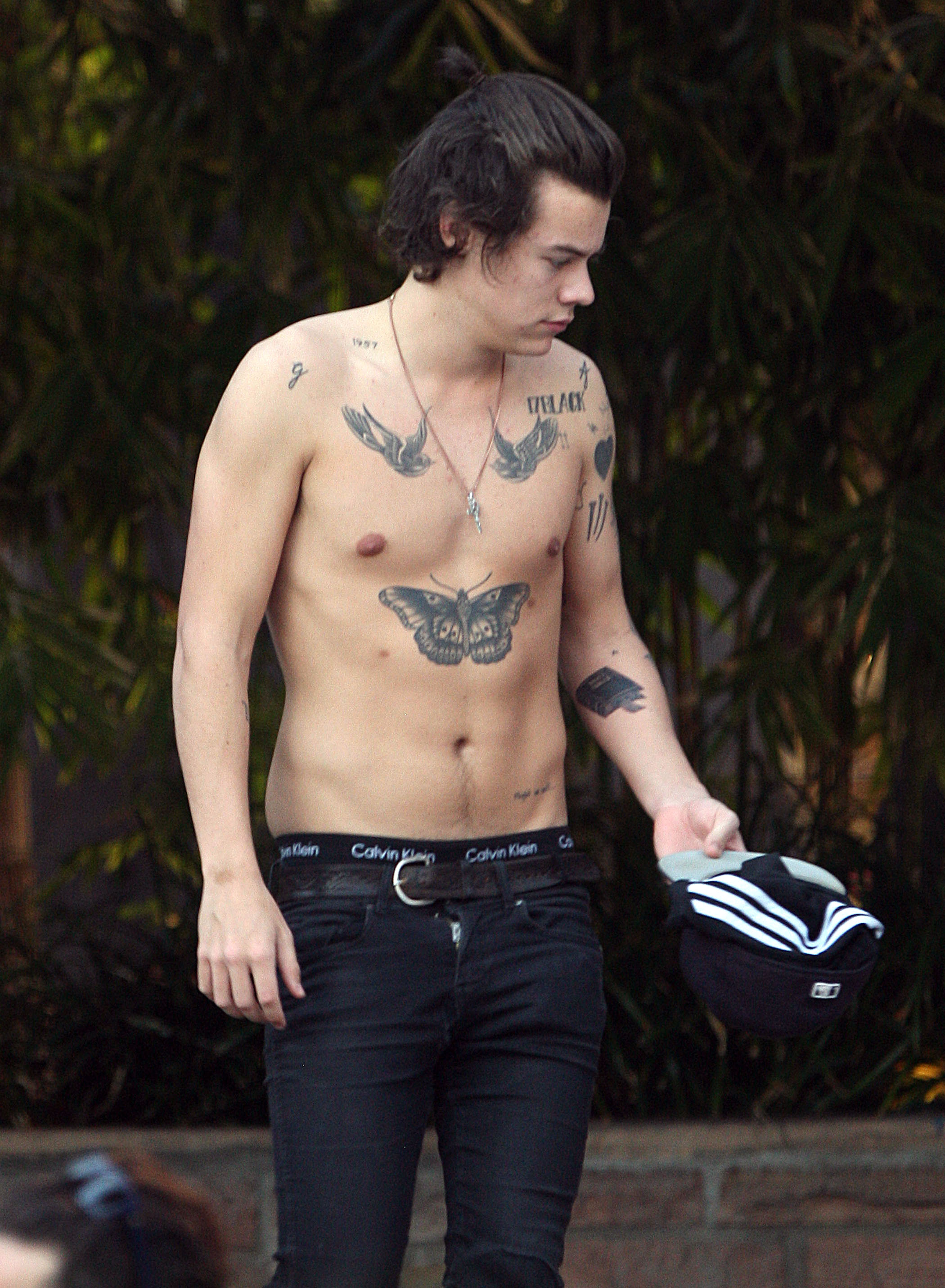 Harry Styles Shirtless