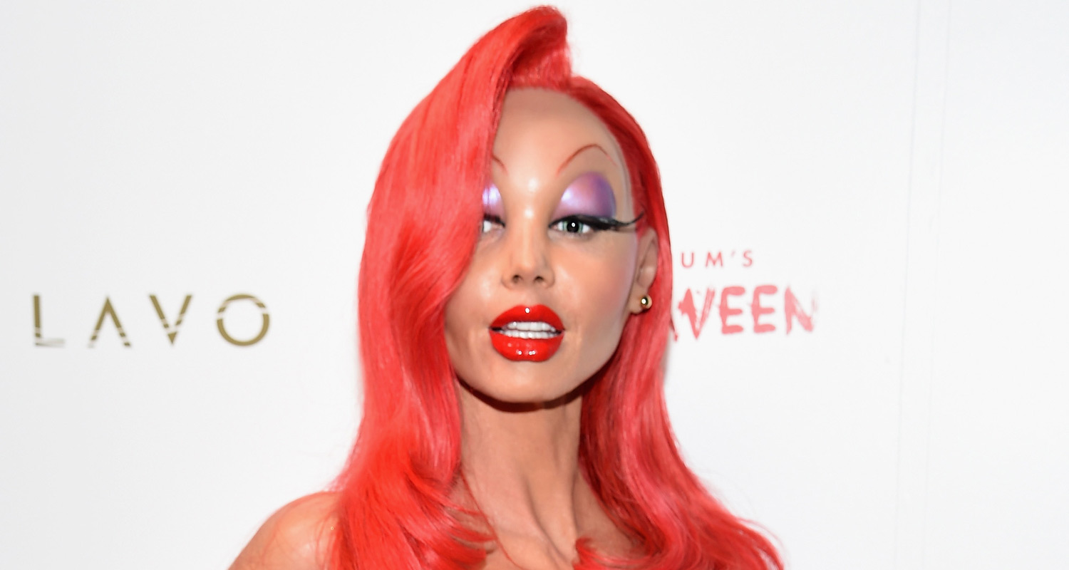 Heidi Klum Transforms Into Jessica Rabbit For Halloween 2015 Photo