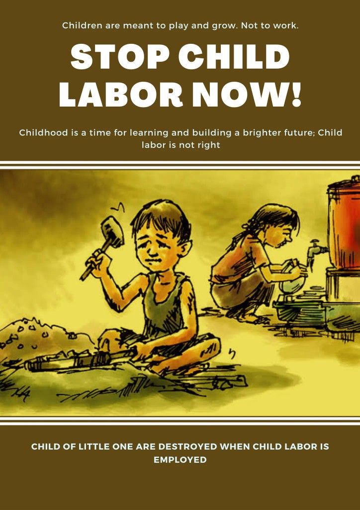 Hello This Is Child Labor Advocacy Campaign Campaign Posters Teen