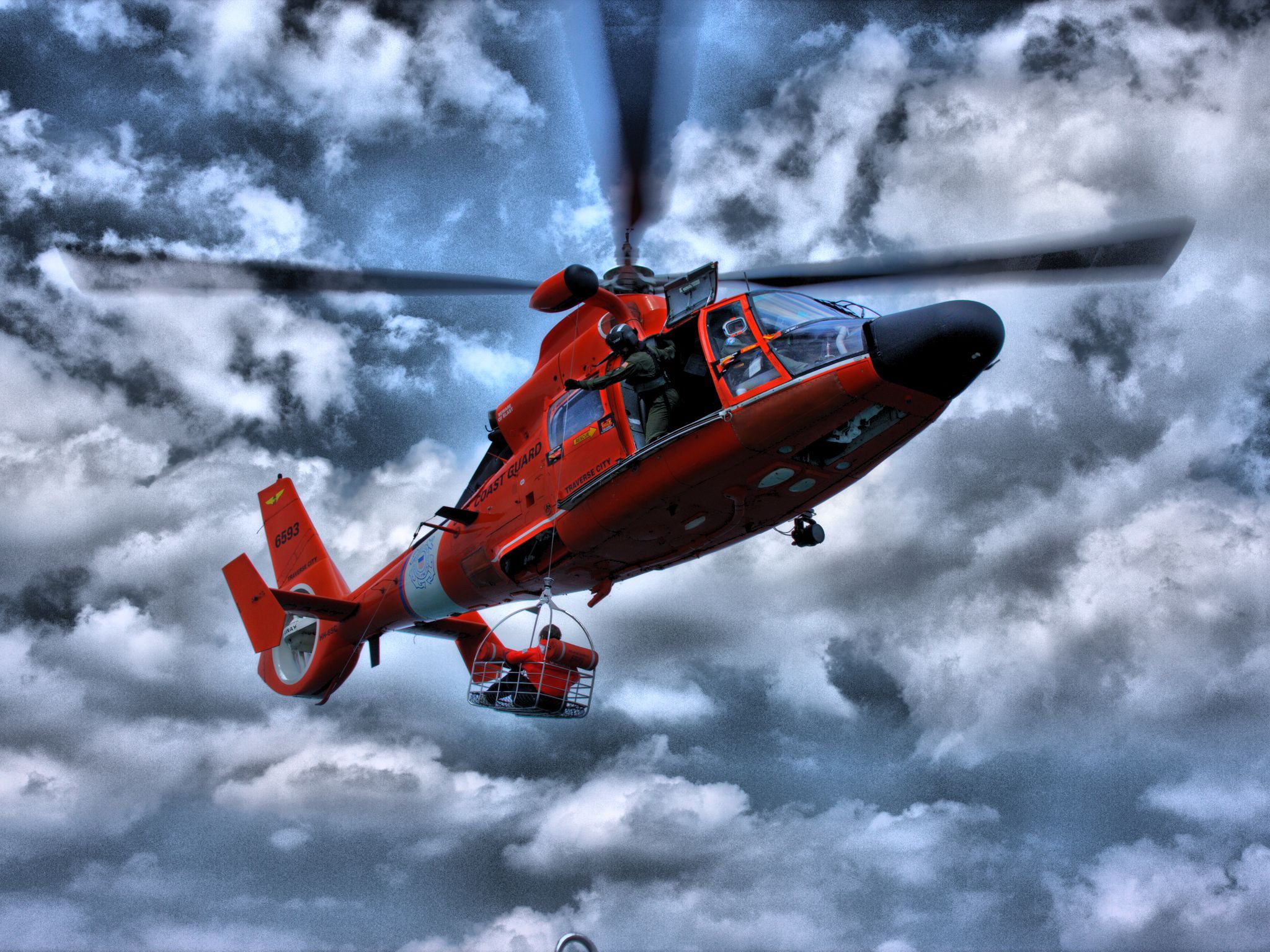 Hh 65 Dolphin Us Coast Guard Helicopter Wallpapers Desktop Wallpaper