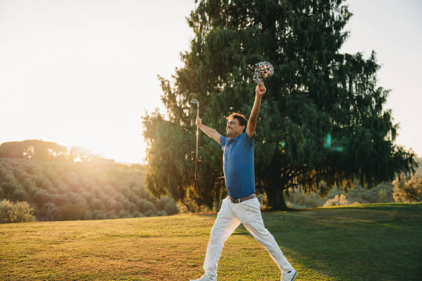 Holeinone Celebration For A Professional Golfer Stock Photo Download