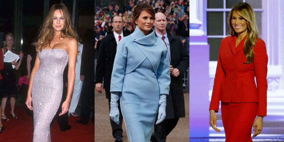 How Melania Trump S Style Has Evolved From Her Modeling Days To First