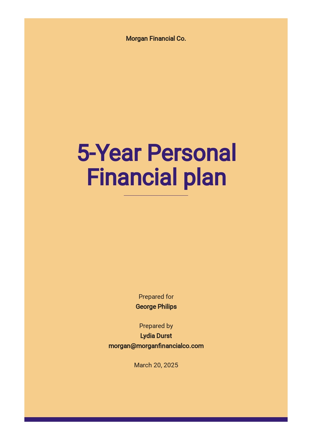 How To Create A Financial Plan In 5 Simple Steps Personal Financial