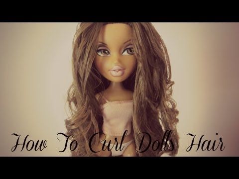 How To Curl Your Dolls Hair With A Pencil Now Take A Bobby Pin And A