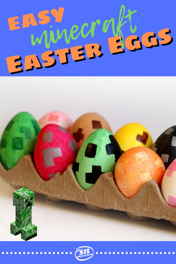 How To Decorate Minecraft Easter Eggs With Mob Chart Stlmotherhood