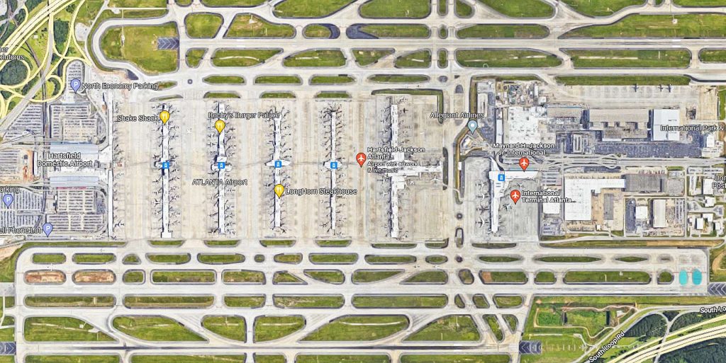 How To Get Between Terminals At Atlanta S International Airport Atl