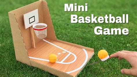 How To Make Amazing Diy Basketball Game At Home Out Of Cardboard Easy