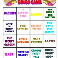 I Love To Read Bingo Card