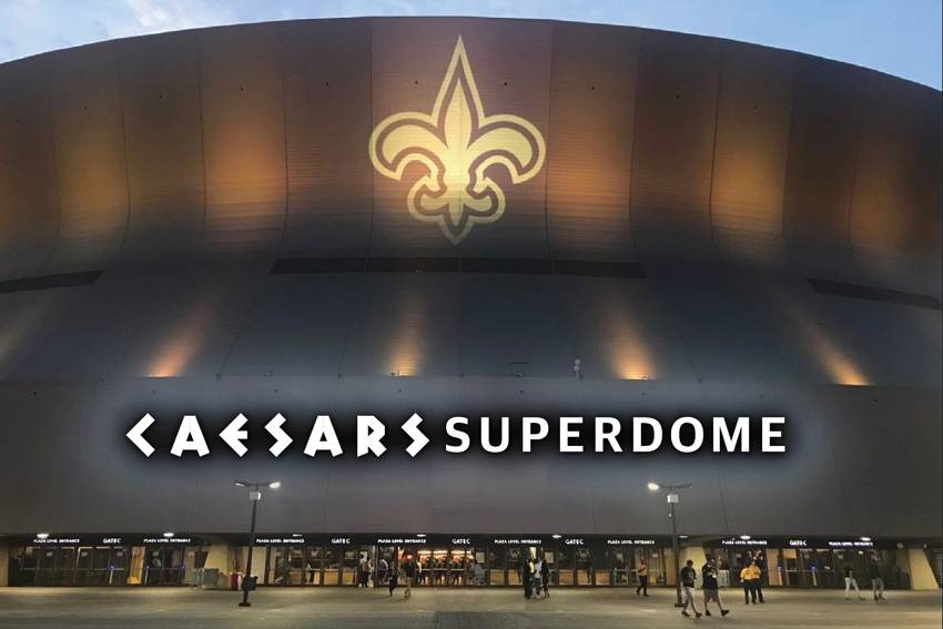 Iconic New Orleans Stadium Rebranded As Caesars Superdome Da Boot Sports