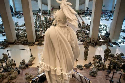 Inside The Capitol For Impeachment National Guard In Every Corner