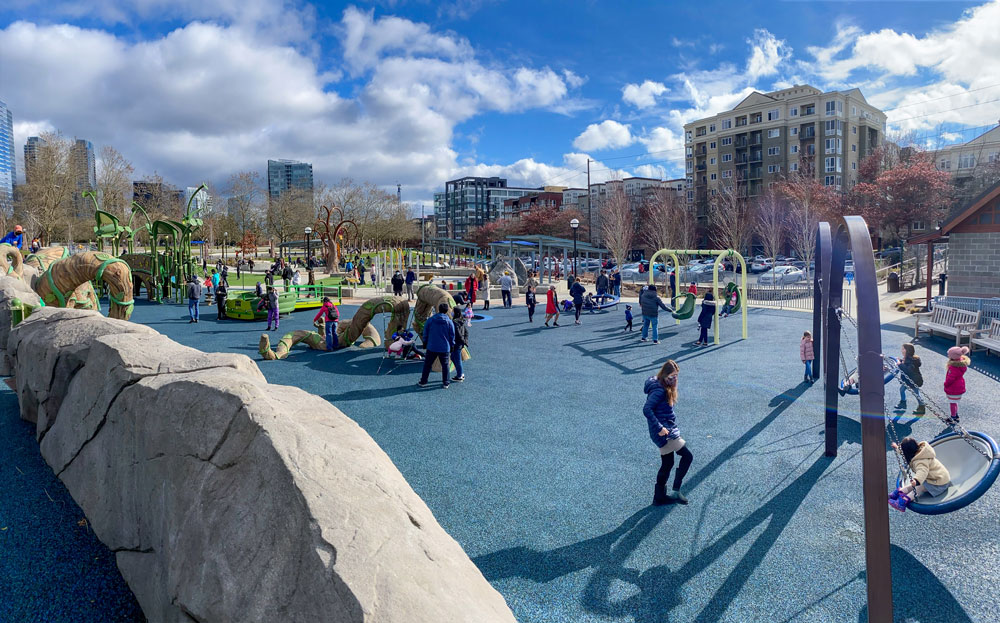 Inspiration Playground Bellevue Downtown Park That Sounds Awesome