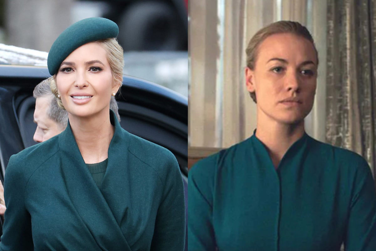 Ivanka Trump S Inauguration Day Outfit Earns Comparisons To Handmaid S