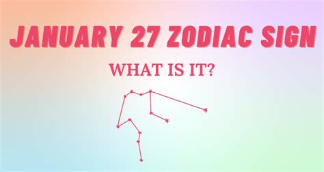 January 27 Zodiac Sign Explained So Syncd