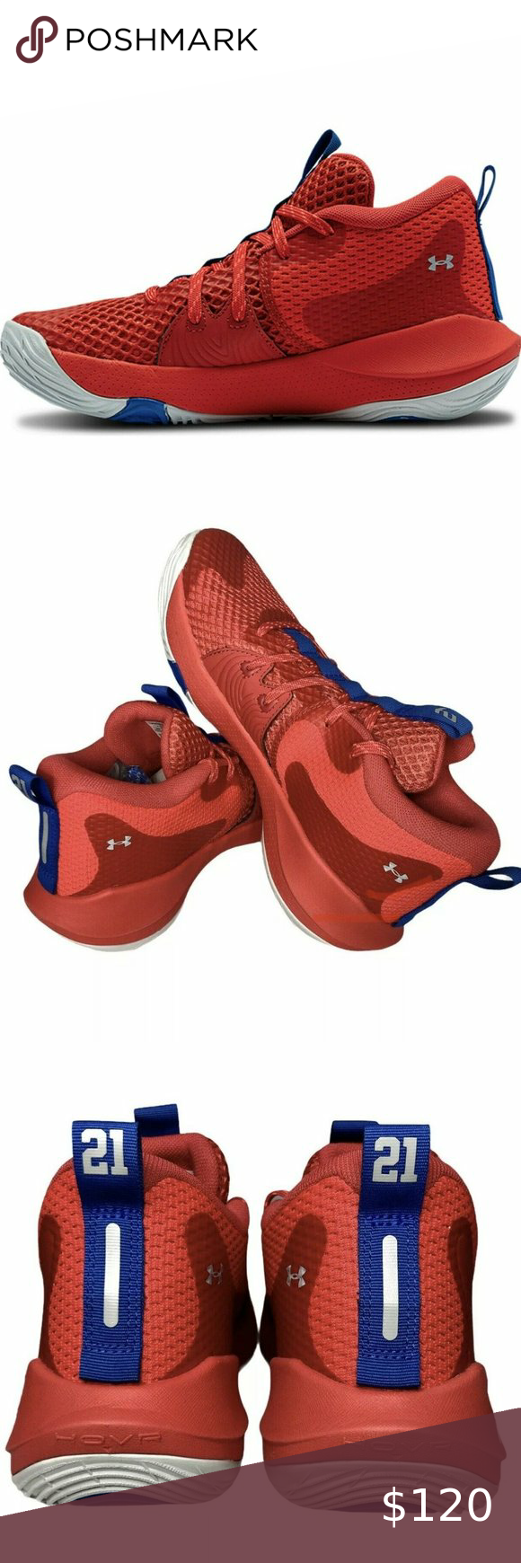 Joel Embiid Shoes Under Armour Embiid 1 Versa Red Men S Basketball