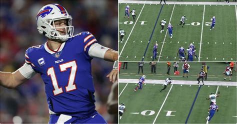 Josh Allen Buffalo Bills Qb Ripped Online Over Crazy Interception V