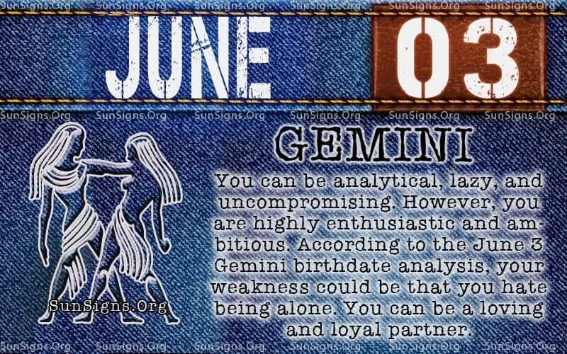 June 3 Zodiac Sign Amazing Secrets Of Gemini