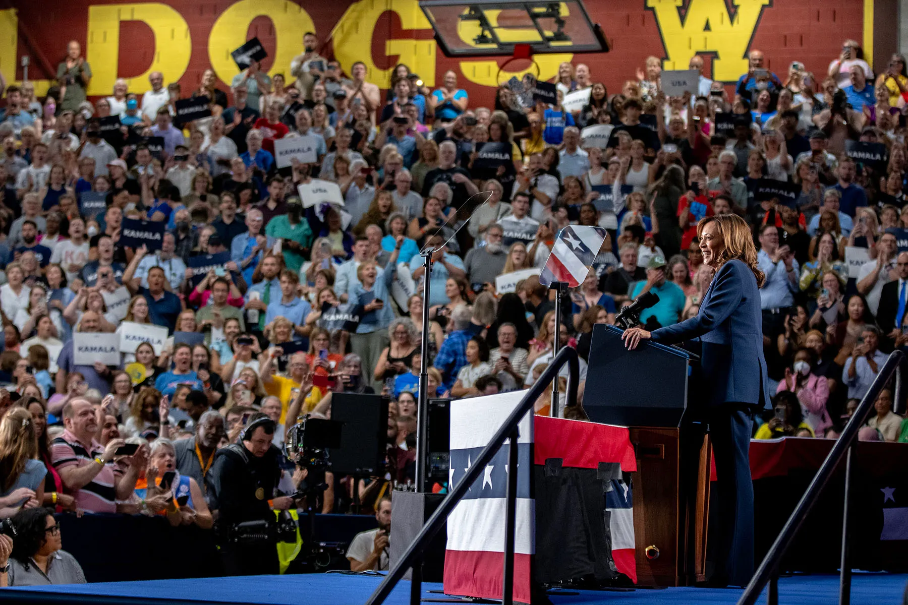 Kamala Harris Wisconsin Speech Harris Holds First Official Campaign Rally