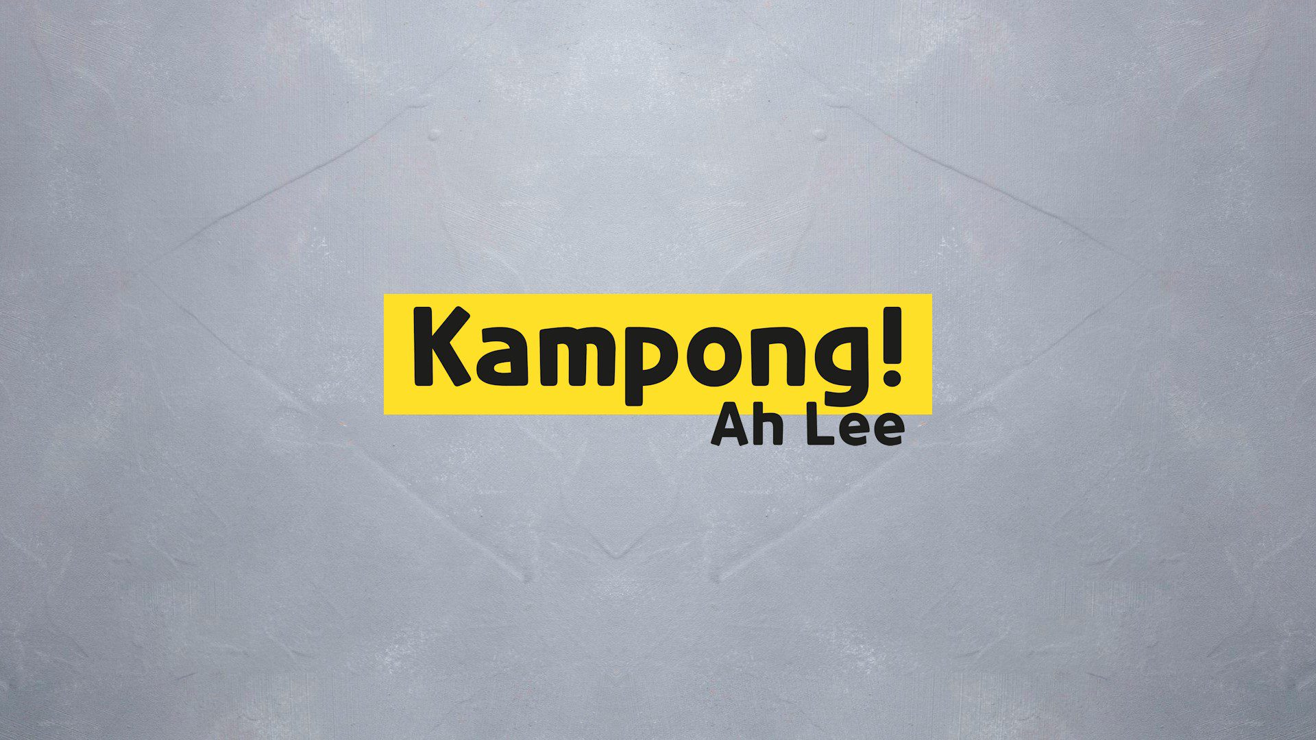 Kampong Ah Lee Edinburgh