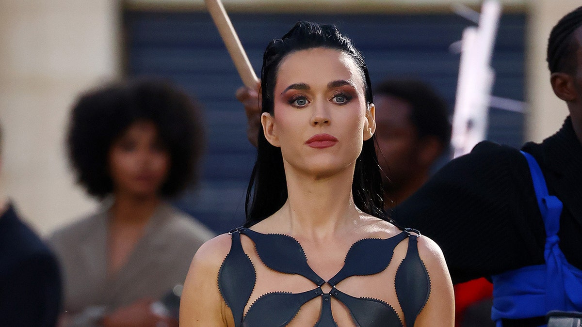 Katy Perry Goes Nearly Naked Wearing Cut Out Black Dress In Paris Fox