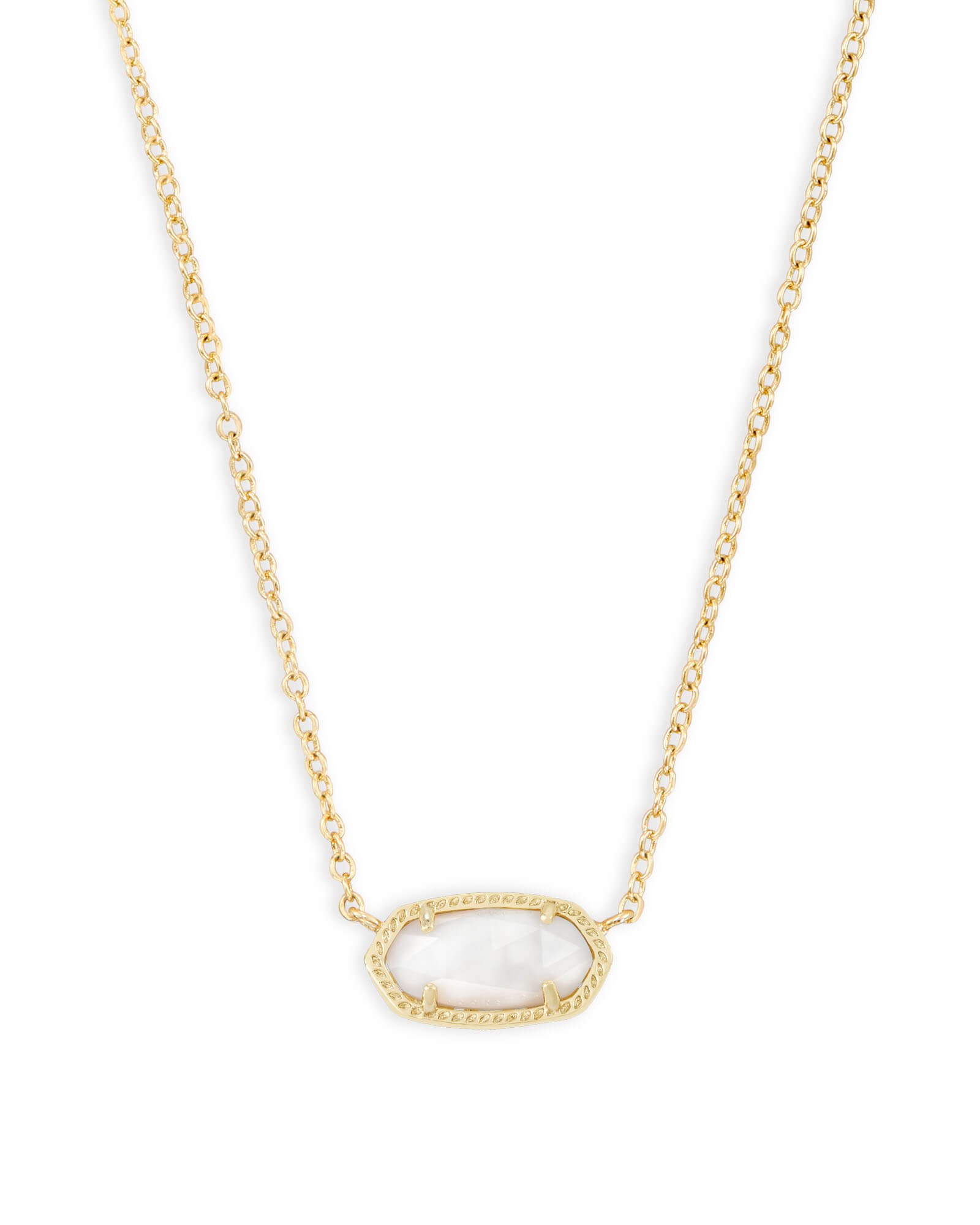 Kendra Scott Ever Gold Pendant Necklace In White Pearl Metallic Lyst