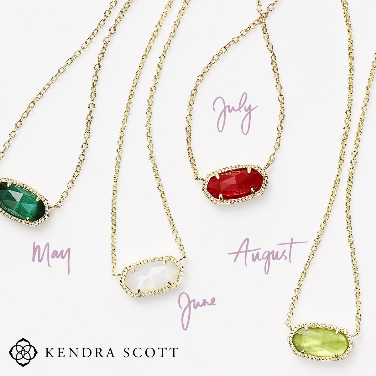 Kendra Scott Jewelry Introducing Birthstone Necklaces Milled