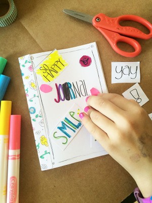 Kids Craft Make Your Own Journal The Country Chic Cottage