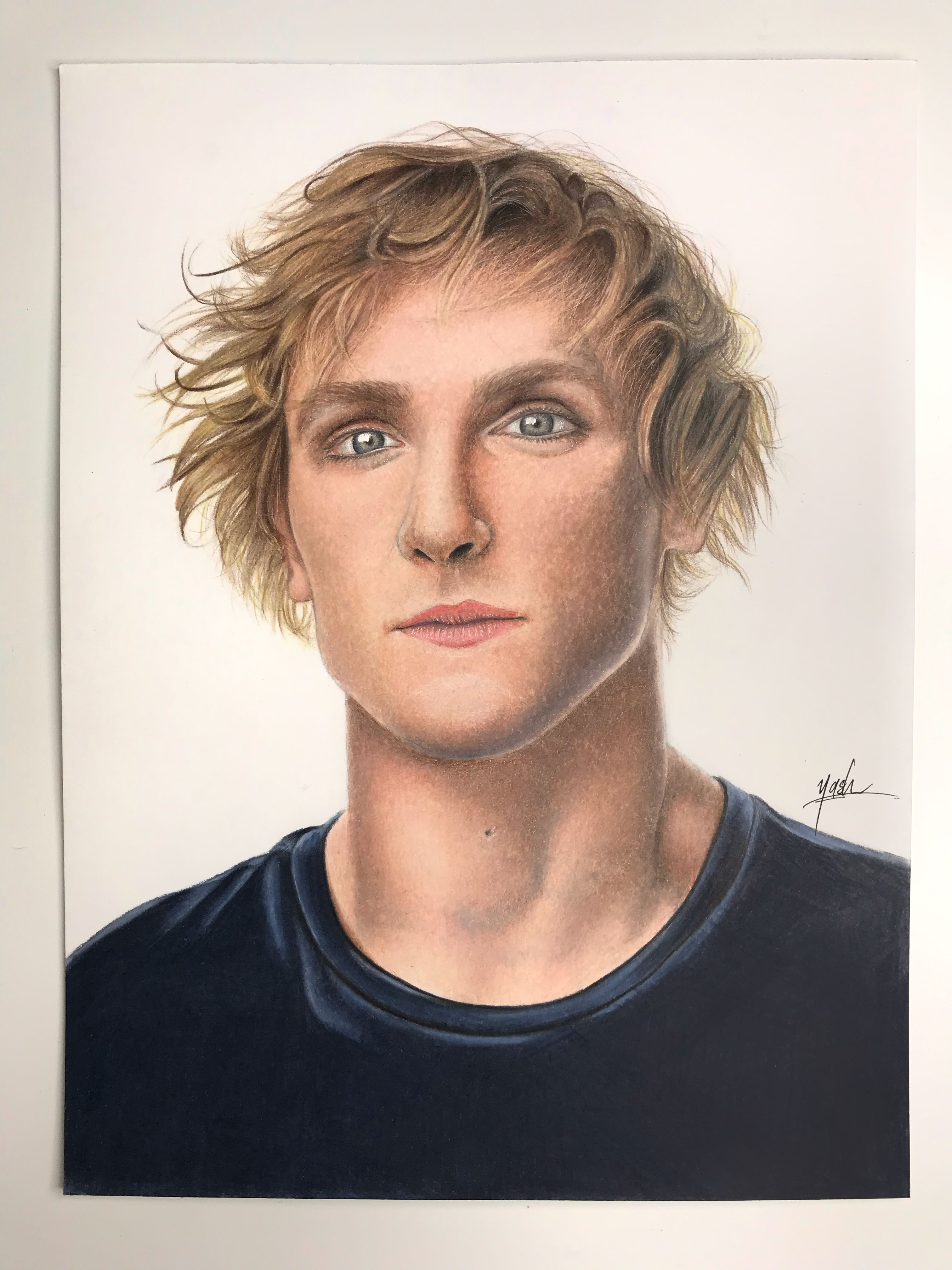 Logan Paul Drawing By Dropofcreativity Logan Paul Logan Disney Princess