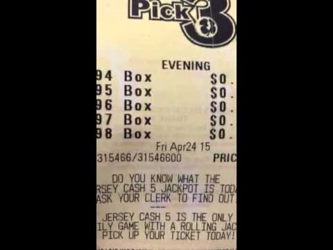 Lottodds Nj Pick 3 Guaranteed Win Evening Day 6 Youtube