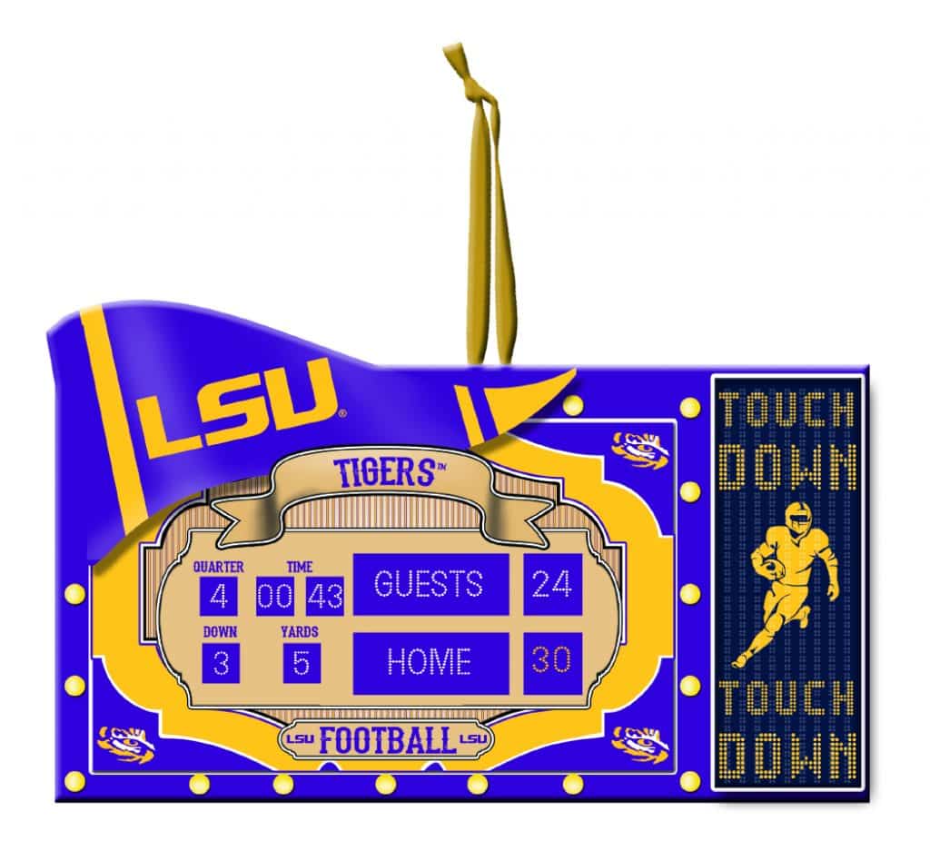 Lsu Tigers Scoreboard Ornament Detroit Game Gear